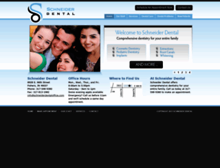 schneiderdentaloffice.com screenshot