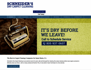 schneidersdrycarpetcleaning.com screenshot