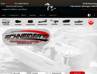 schneidersmotorsports.com screenshot