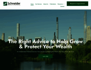 schneiderwealthstrategies.com screenshot