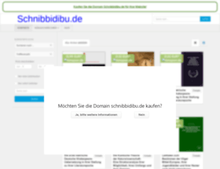 schnibbidibu.de screenshot