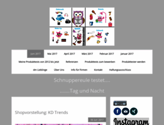 schnuppereulesprodukttest.jimdo.com screenshot