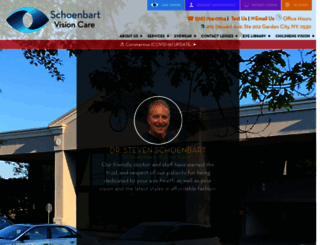 schoenbartvisioncare.com screenshot