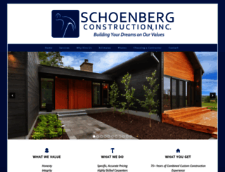 schoenbergconstruction.com screenshot