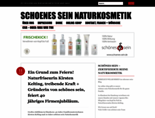 schoenessein.wordpress.com screenshot