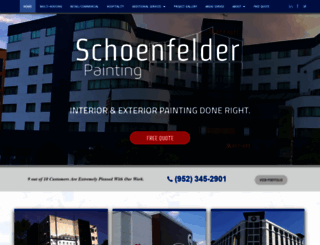 schoenfelderpainting.com screenshot