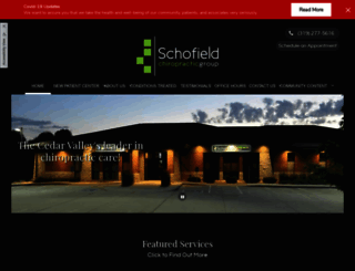 schofieldchiropractic.com screenshot