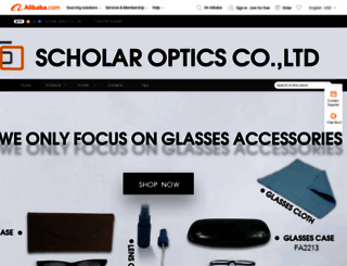 scholar-optics.en.alibaba.com screenshot