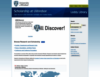 scholar.uwindsor.ca screenshot
