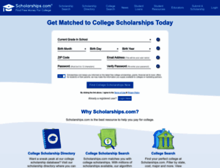 scholarship.com screenshot