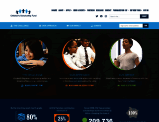 scholarshipfund.org screenshot