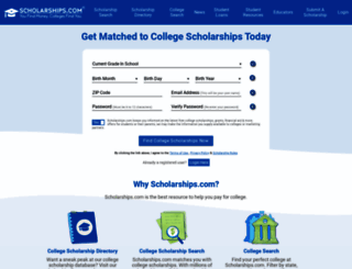 scholarshipinfo.com screenshot
