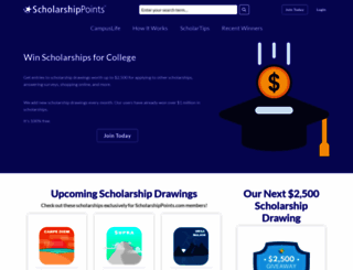 scholarshippoints.com screenshot