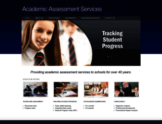 scholarships.academicassessment.com.au screenshot