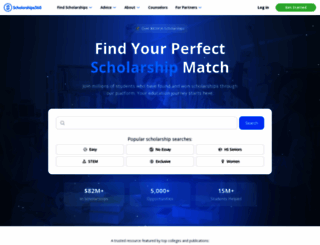 scholarships360.org screenshot