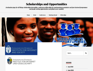 scholarshipsandopportunities.wordpress.com screenshot