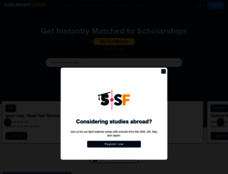 scholarshipscanada.com screenshot