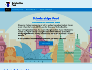 scholarshipsfeed.com screenshot