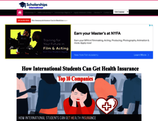 scholarshipsint.com screenshot
