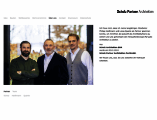 scholz-architekten.de screenshot