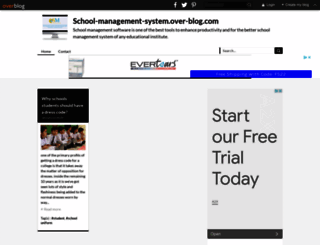 school-management-system.over-blog.com screenshot