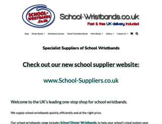 school-wristbands.co.uk screenshot