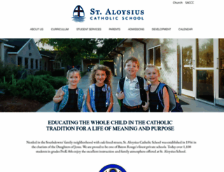 school.aloysius.org screenshot