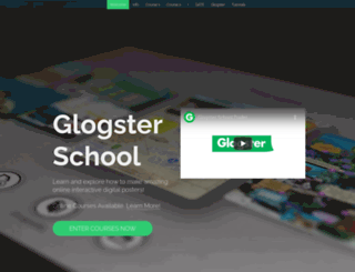 school.glogster.com screenshot