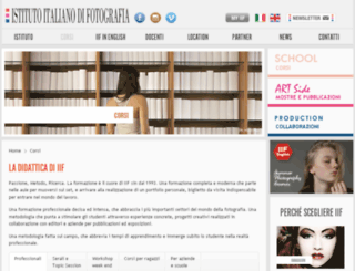 school.istitutoitalianodifotografia.it screenshot
