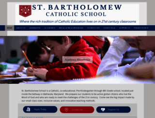 school.stbartholomew.org screenshot