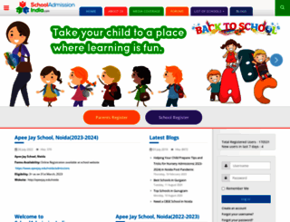 schooladmissionindia.com screenshot