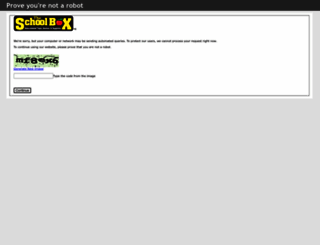 schoolbox.com screenshot
