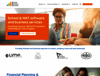 schoolbusinessservices.co.uk screenshot
