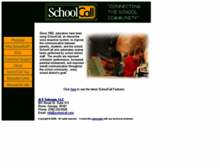 schoolcall.com screenshot