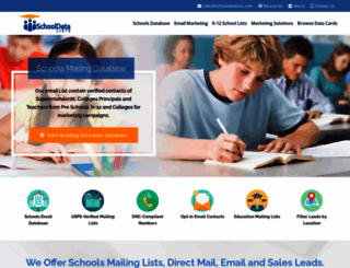 schooldatalists.com screenshot