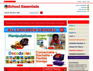schoolessentials.co.nz screenshot