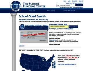 schoolfundingcenter.info screenshot