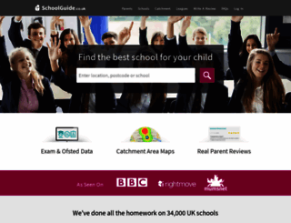 schoolguide.co.uk screenshot