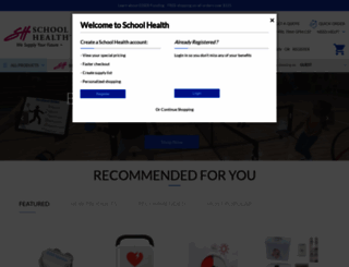 schoolhealth.com screenshot