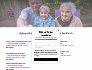schoolhealthclinics.org screenshot