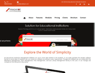 schoolmanagementsoftwareindia.com screenshot