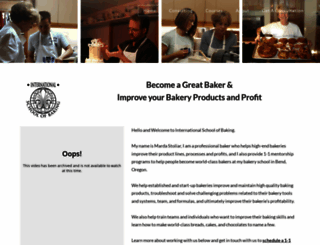 schoolofbaking.com screenshot