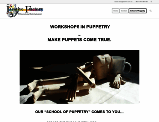 schoolofpuppetry.com.au screenshot