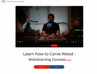 schoolofwoodcarving.com screenshot