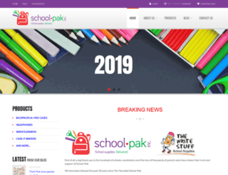 schoolpak.com screenshot