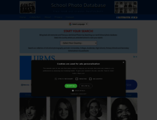 schoolphotodatabase.com screenshot