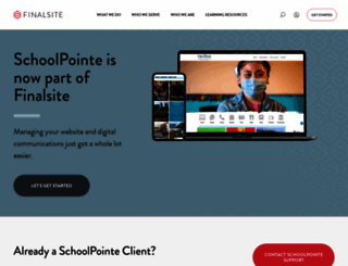 schoolpointe.com screenshot