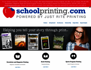 schoolprinting.com screenshot