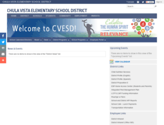 schools.cvesd.org screenshot