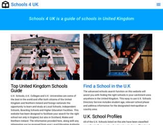 schools4uk.co.uk screenshot